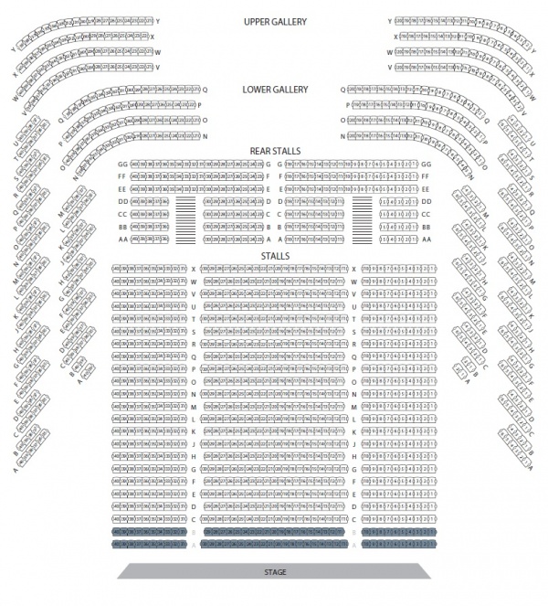 Perth Concert Hall seating Map Jun15