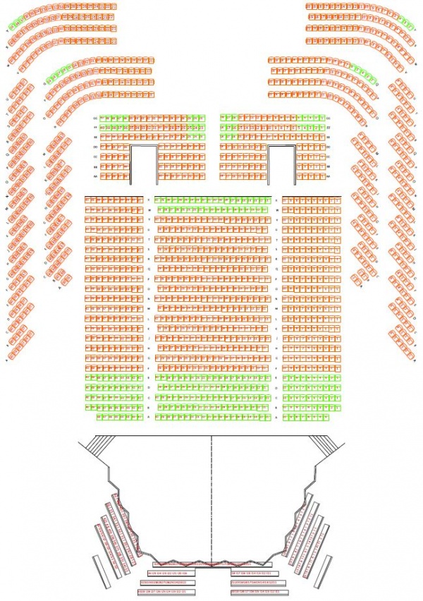Crown Theatre Perth Seating Chart