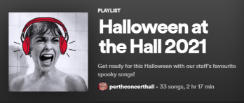 Halloween at the Hall Spotify Playlist3